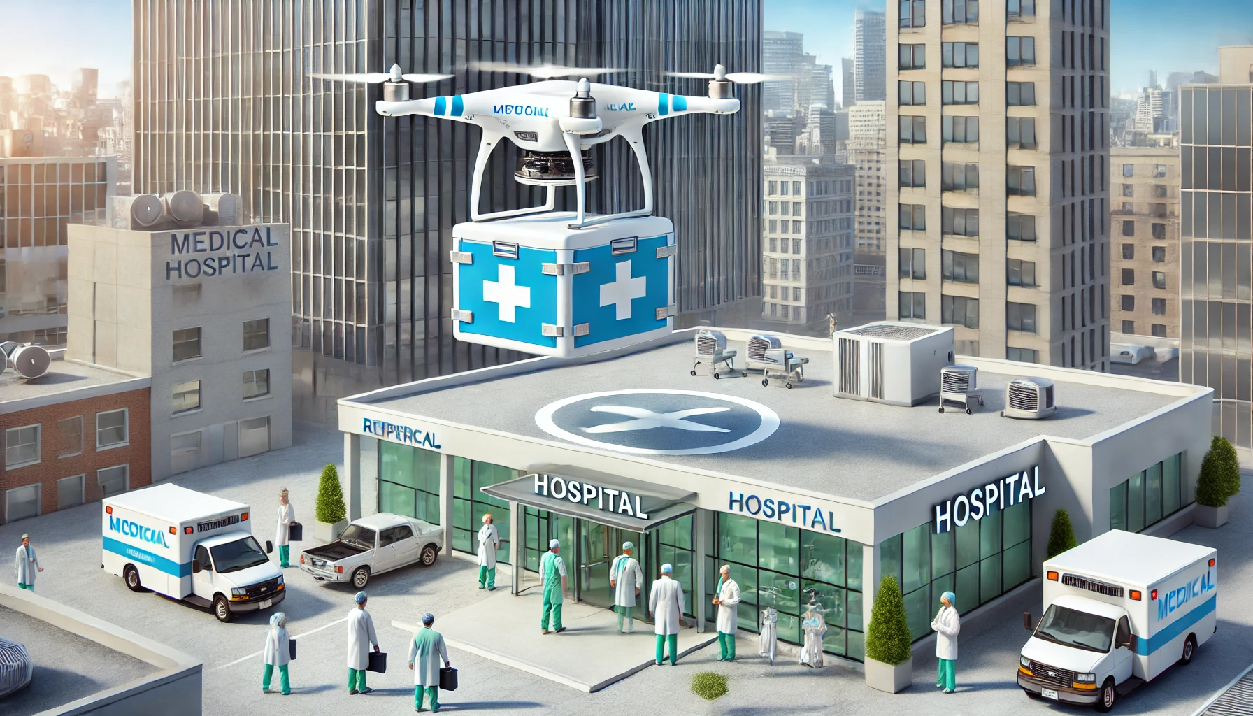 Des drones pour le transport médical testés en 2025